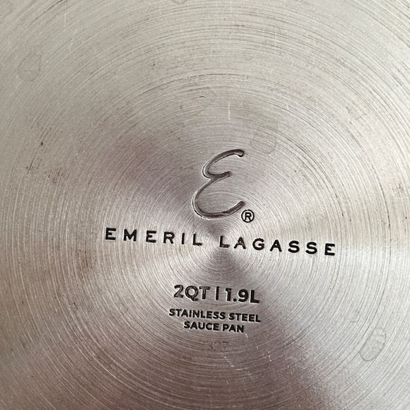 Emeril Stainless Steel 2 Qt Saucepan with Lid - Picture 3 of 8